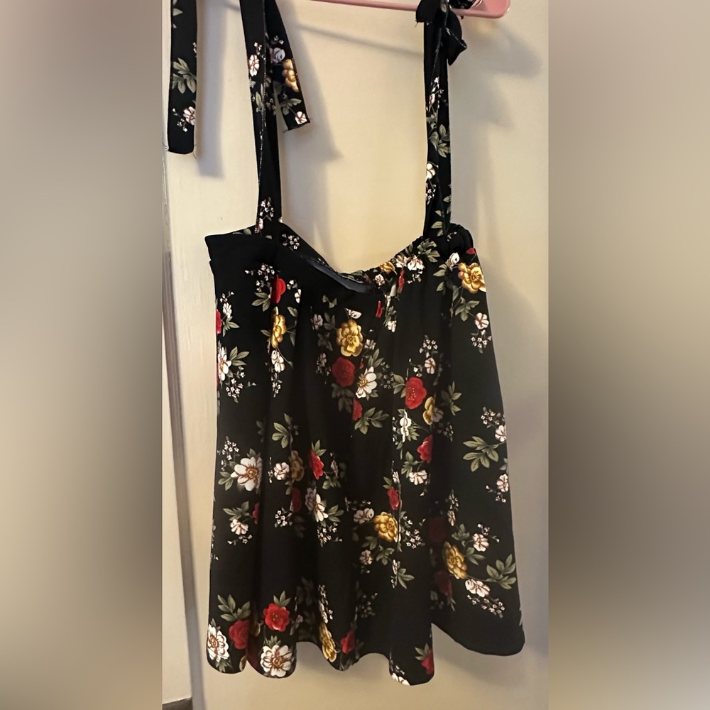 Floral jumper skirt